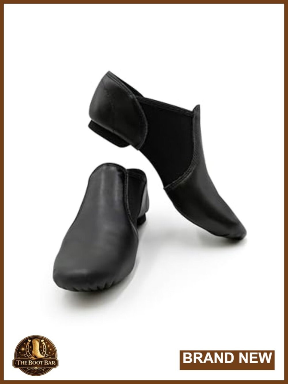 Unisex Child Jazz Slip On Shoes Leather Split Sole